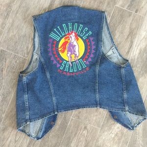 One of a kind VINTAGE Tennessee Saloon Denim Vest